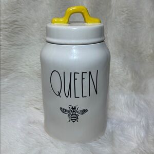 Queen Bee Ceramic Canister
